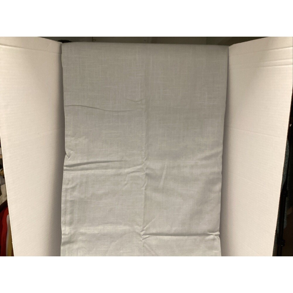 country curtains set of 2 light sage green lined linen, viscose 48”x64”